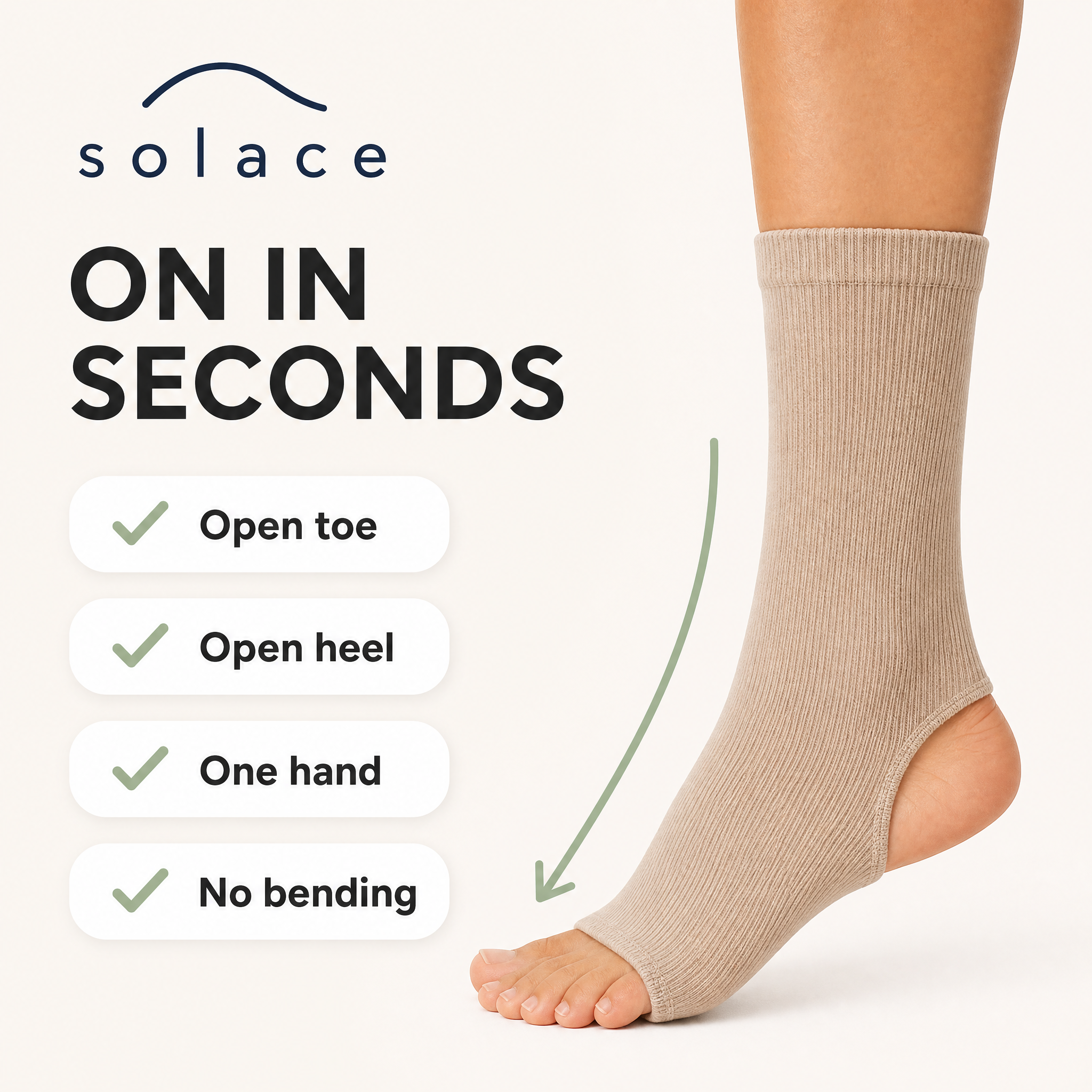 Solace Bamboo Foot Sleeves